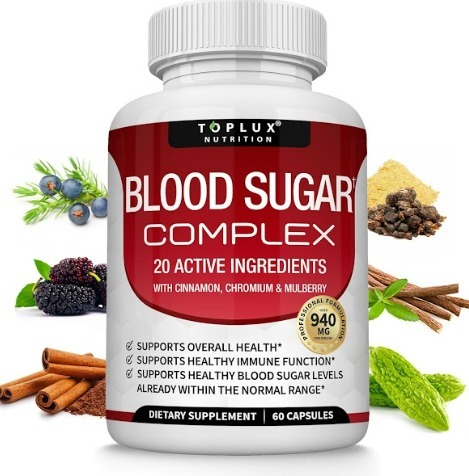 TOPLUX BLOOD SUGAR COMPLEX 60CAPS